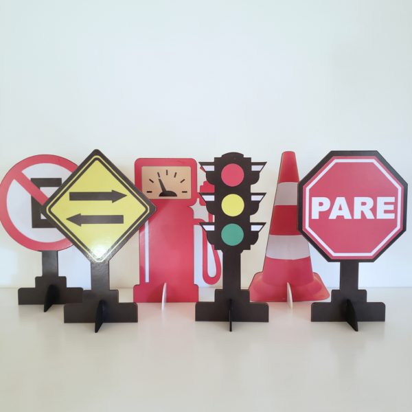 kit display de mesa Placas de Trânsito kit display de mesa Placas de Trânsito