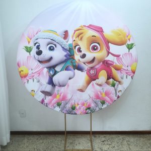 Tecido Sublimado Patrulha Canina Menina