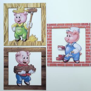 Kit Quadrinhos os Três Porquinhos