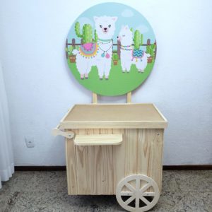 Tecido Sublimado Lhama para Pocket Car