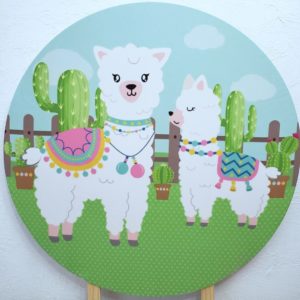 Pocket Car com Tecido Sublimado Lhama