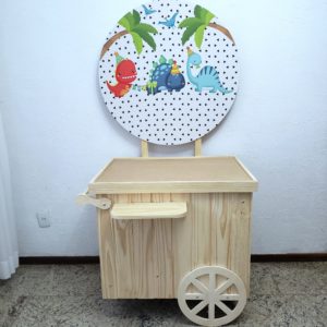 Pocket Car com Tecido Sublimado Dino
