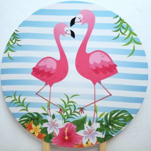 Pocket Car com Tecido Sublimado Flamingo