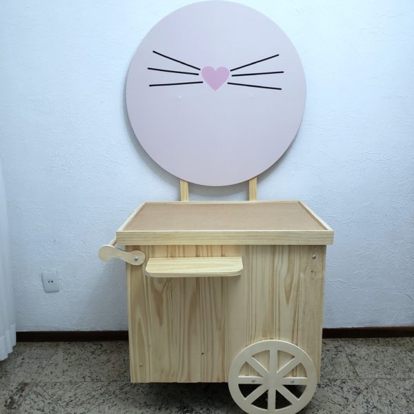 Pocket Car com Tecido Sublimado Gatinho Pocket Car com Tecido Sublimado Gatinho