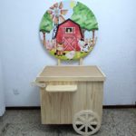 Pocket Car com Tecido Sublimado Fazendinha