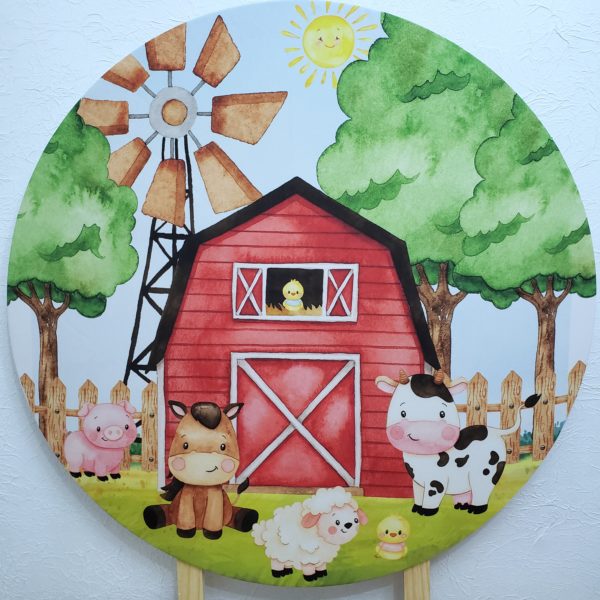 Tecido Sublimado Fazendinha para Pocket Car