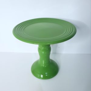 Boleira Cerâmica Alta P cor Verde Limão