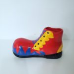 Sapato de palhaço decorativo Vermelho/Azul