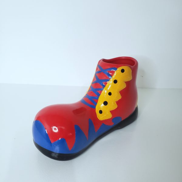 Sapato de palhaço decorativo Vermelho/Azul Sapato de palhaço decorativo Vermelho/Azul
