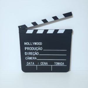 Enfeite Decorativo Claquete Filme