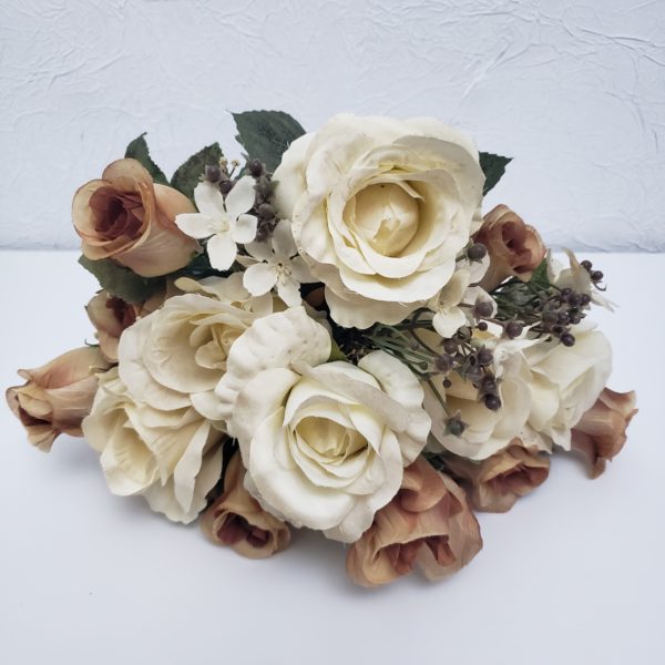 Buque Flores Arranjo Rosas Envelhecidas