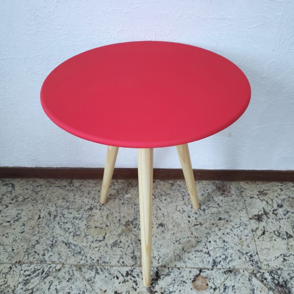 Capa tampo Mesa Pé Palito M Vermelho