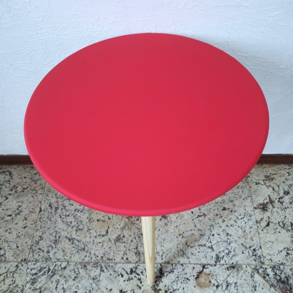 Capa tampo Mesa Pé Palito M Vermelho