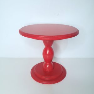 Suporte Boleira Torneado Vermelho P