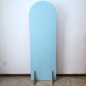 Tecido Para Painel Desconstruído Oval G cor Azul Claro