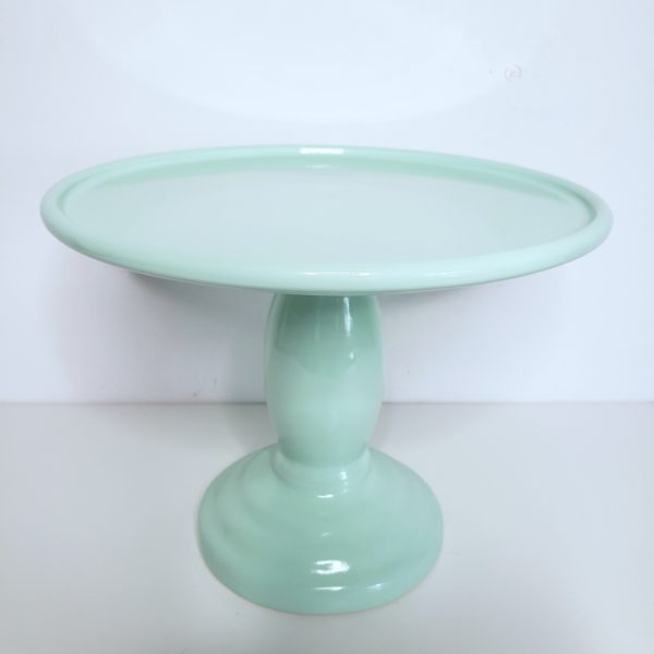 Suporte Boleira Cerâmica Verde Candy G Suporte Boleira Cerâmica Verde Candy G