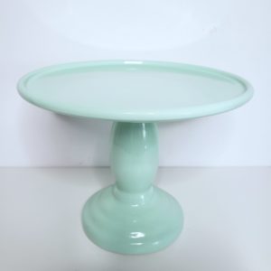 Suporte Boleira Cerâmica Verde Candy G