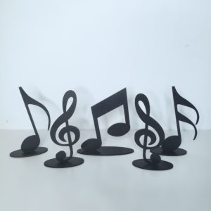 Kit Display Mesa Notas Musicais