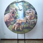 Tecido Sublimado Dinossauros Jurassic