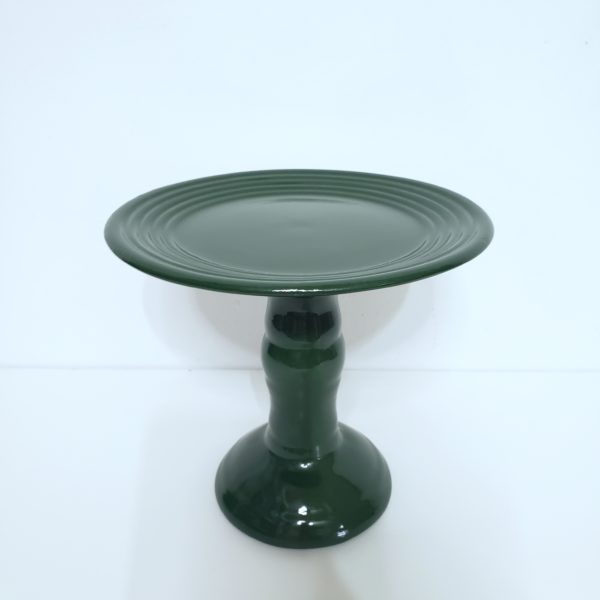 Boleira Cerâmica Alta P cor Verde Escuro Boleira Cerâmica Alta P cor Verde Escuro