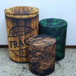 Cilindros com Capas Tecido sublimado Dinossauro