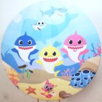 Tecido Sublimado Redondo Baby Shark 1,50mD