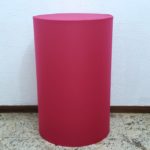 Trio mesas cilindro com capa cores Pink/Rosa