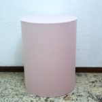 Trio mesas cilindro com capa cores Pink/Rosa