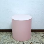 Trio mesas cilindro com capa cores Pink/Rosa