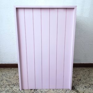 Mesa Cubo Dupla Face Rosa G