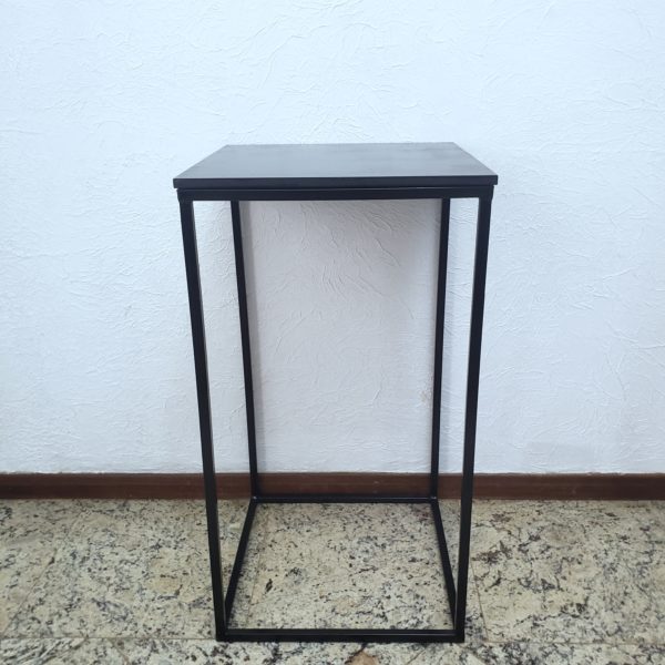 Mesa Cubo Preta G Mesa Cubo Preta G