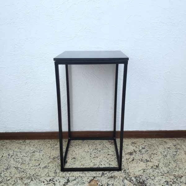 Mesa Cubo Preta M Mesa Cubo Preta M