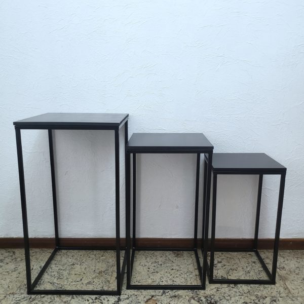 Mesas Cubo Preta Mesas Cubo Preta