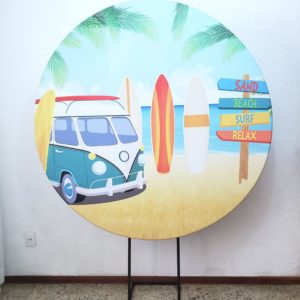 Tecido Redondo Sublimado Praia 1,50mD