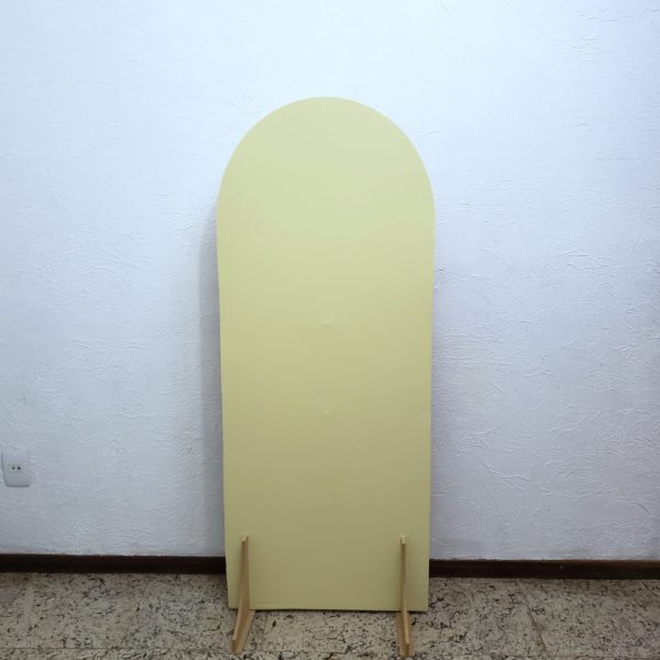 Tecido Para Painel Desconstruído Oval P cor Amarelo Claro Tecido Para Painel Desconstruído Oval P cor Amarelo Claro