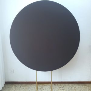 Tecido Liso Preto para suporte redondo 1,50mD