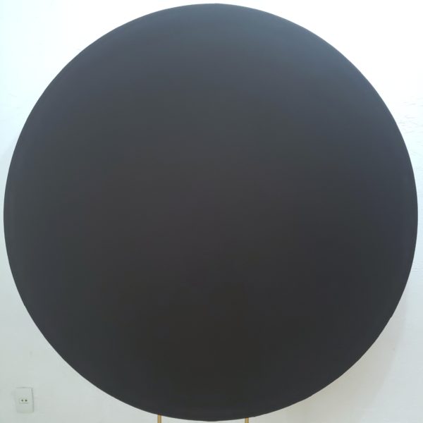 Tecido Liso Preto para suporte redondo 1,50mD Tecido Liso Preto para suporte redondo 1,50mD