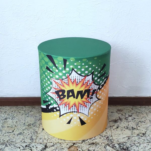 Cilindros com Capas Tecido sublimado Liga da Justiça