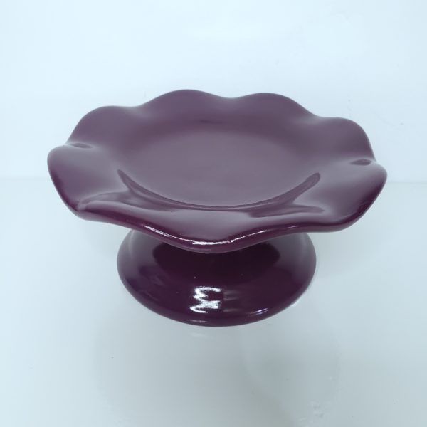 Boleira P ondulada Cerâmica Roxa Boleira P ondulada Cerâmica Roxa