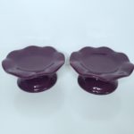 Boleira P ondulada Cerâmica Roxa