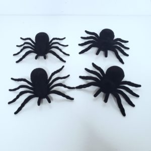 Aranhas Decorativas Halloween 4 unidades
