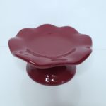 Boleira P ondulada Cerâmica Marsala