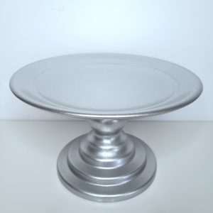 Boleira Cerâmica Prata