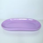 Bandeja Cerâmica Oval Lilás