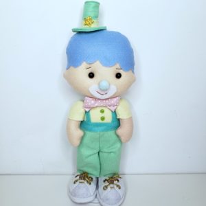 Palhacinho Circo Rosa Feltro