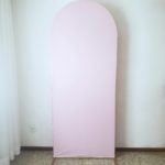 Painel Romano com Tecido Dupla Face Rose/Rosa Bebê