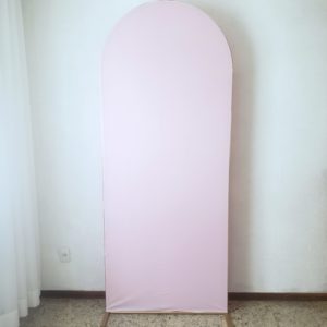 Painel Romano com Tecido Dupla Face Rose/Rosa Bebê