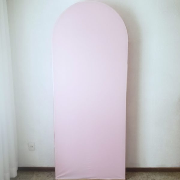 Tecido Dupla Face Rose/Rosa Bebê para Painel Romano 2,20m x 0,90cm