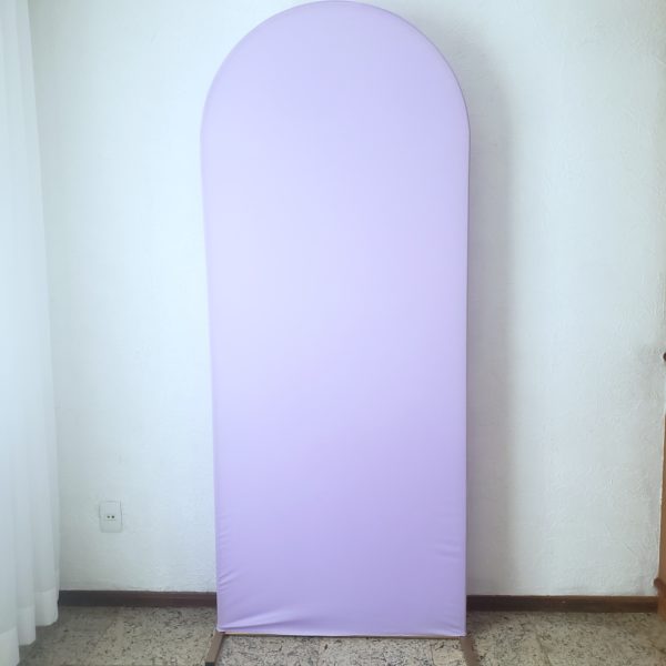 Painel Romano com Tecido Lilás