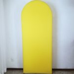 Painel Romano com Tecido Amarelo